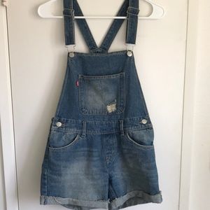 Girls Jean shorts Overalls-
